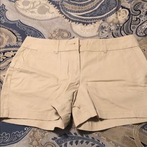 Loft Khaki colored Riviera Shorts. New with Tags.